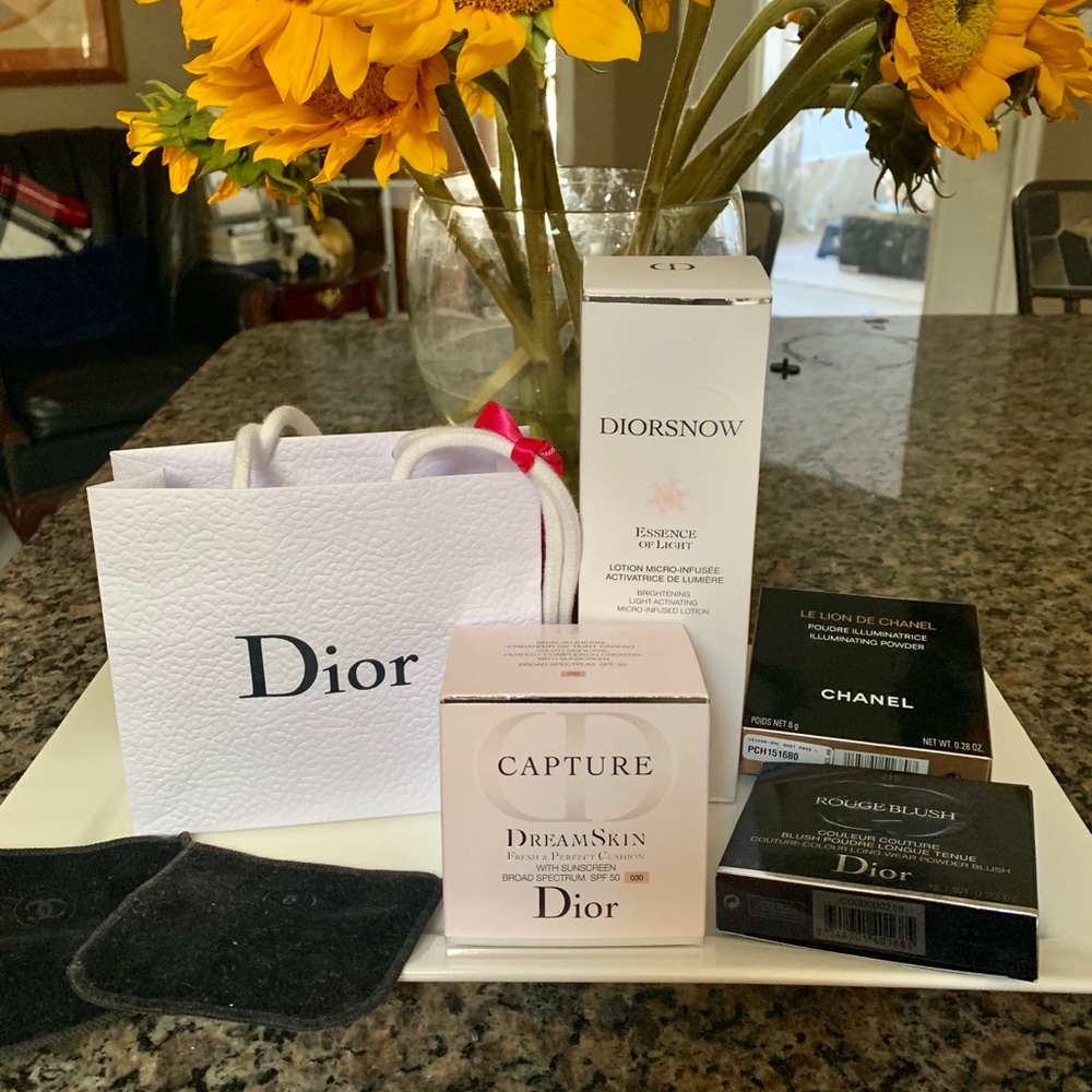 Chanel & Dior boxes, Velvet Chanel covers
